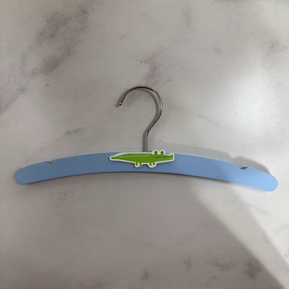 Wooden Zoo Children’s Hangers Set Of 6 Alligator Monkey Zebra 11” Safari Animals - Picture 3 of 4